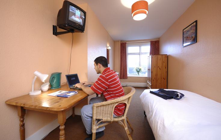 Chambre individuelle directement sur le site de l'école