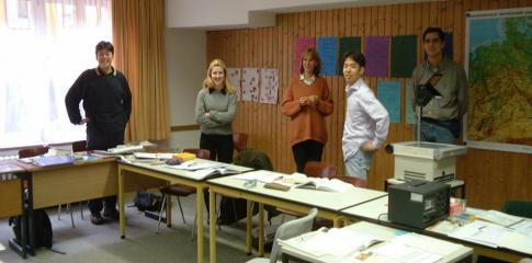 Etudiants en cours d'allemand
