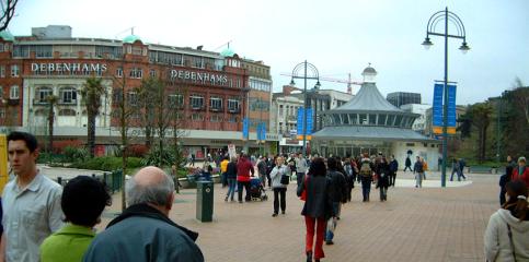 Zone piétonne de Bournemouth