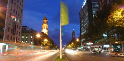 Centre-ville de nuit