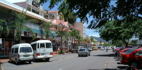 Rue animée de Cairns