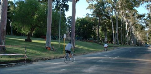 Parc dans la ville de Perth