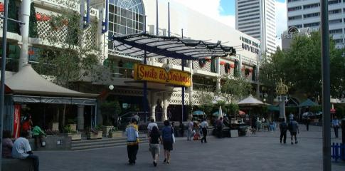 Zone piétonne au centre-ville de Perth