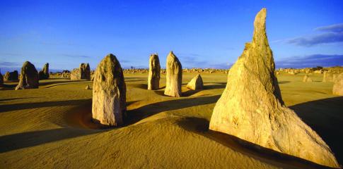 Désert des Pinnacles aux environs de Perth