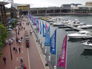 Darling Harbour, quartier commerçant animé