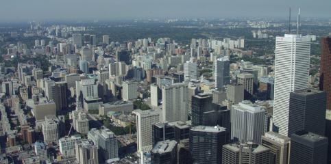 Vue de Toronto depuis la CN Tower