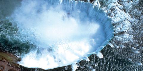 Les chutes du Niagara en hiver