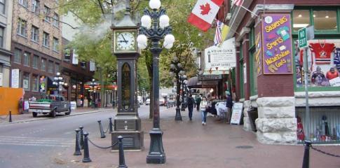 La célèbre horloge de Vancouver