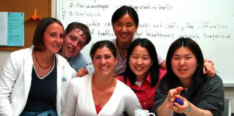 Etudiants en séjour linguistique