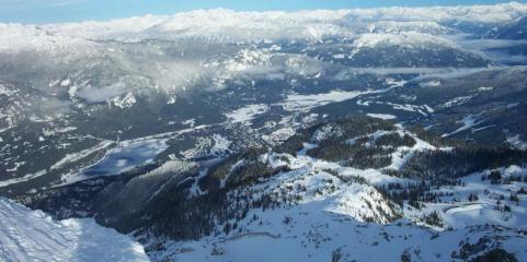 Vue du domaine skiable de Whistler / Blackcomb