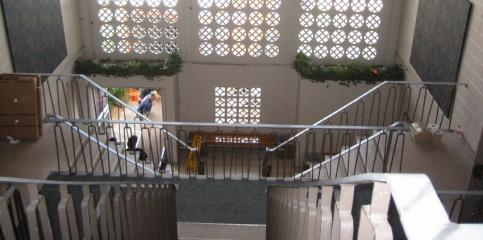 Hall d'entrée de l'école d'anglais ELS