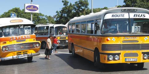 Bus typique à Malte