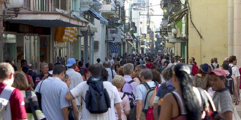 Rue marchande à La Havane