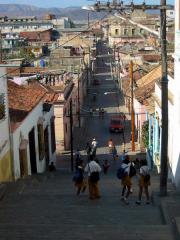 Ruelle d'habitation à Santiago de Cuba