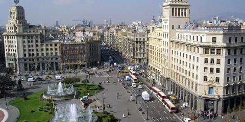 Place de Cataluña Barcelone