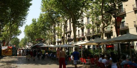 Las Ramblas à Barcelone