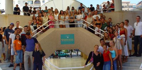 Les étudiants de l'école Enforex à Marbella