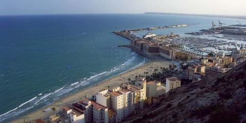 Le bord de mer de Valance