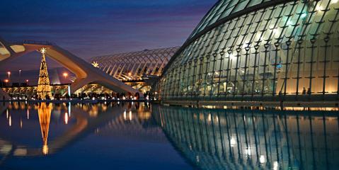 Le centre d'art et science à Valence