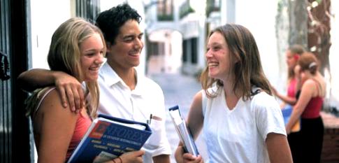 Etudiants en séjour linguistique
