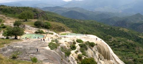 Point d'eau en dehors d'Oaxaca