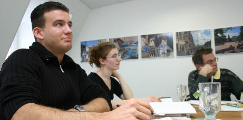 Classe de russe à l'école de langue Liden & Denz