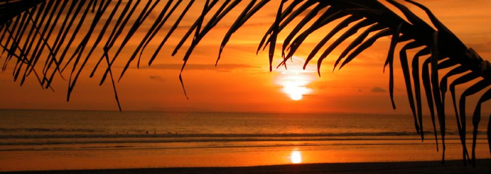apprendre l'espagnol à Flamingo Beach au Costa Rica, Amérique Latine.