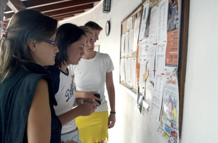 Étudiants en séjour linguistique aux Canaries