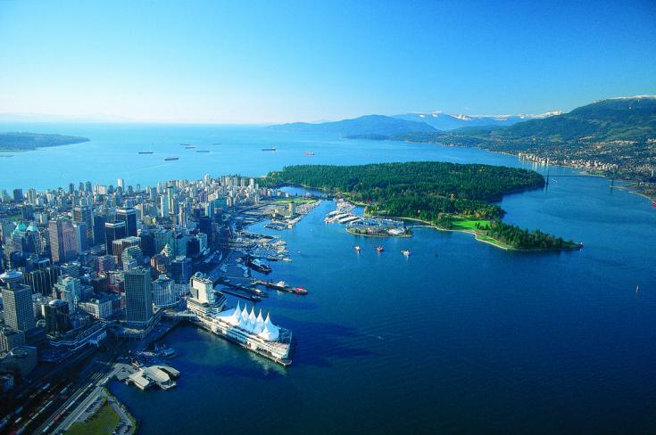 Vancouver dans le détroit de Goergia