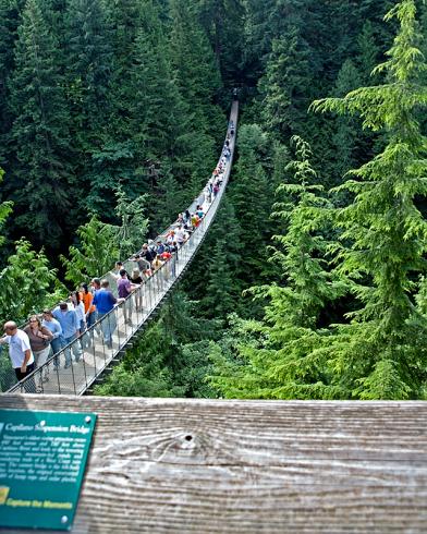 Le pont suspendu du Capilano