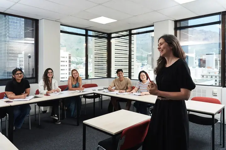 Étudiants en classe Good Hope Studies