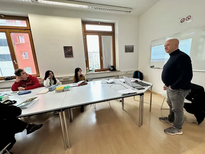 Étudiants en classe