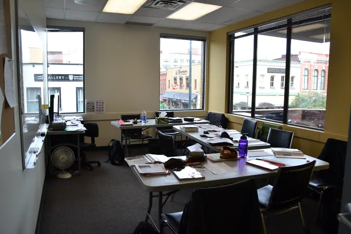 Salle de classe de l’école Global Village à Victoria