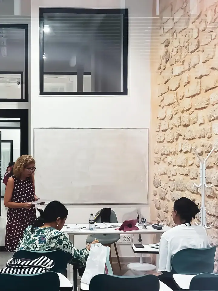 Étudiants en classe