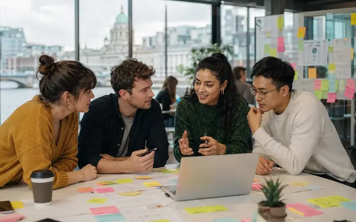 Projet collaboratif d’étudiants dans un environnement business en Irlande