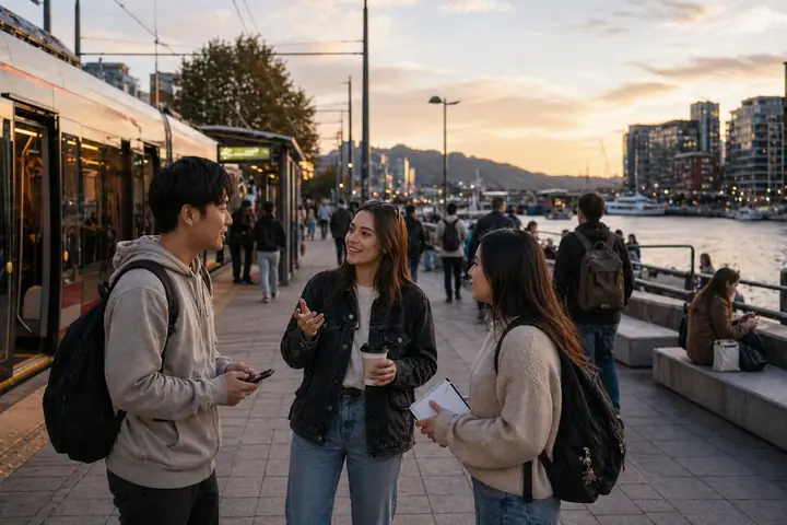 Deuxième module linguistique dans une destination au cadre différent
