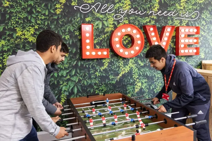 étudiants babyfoot