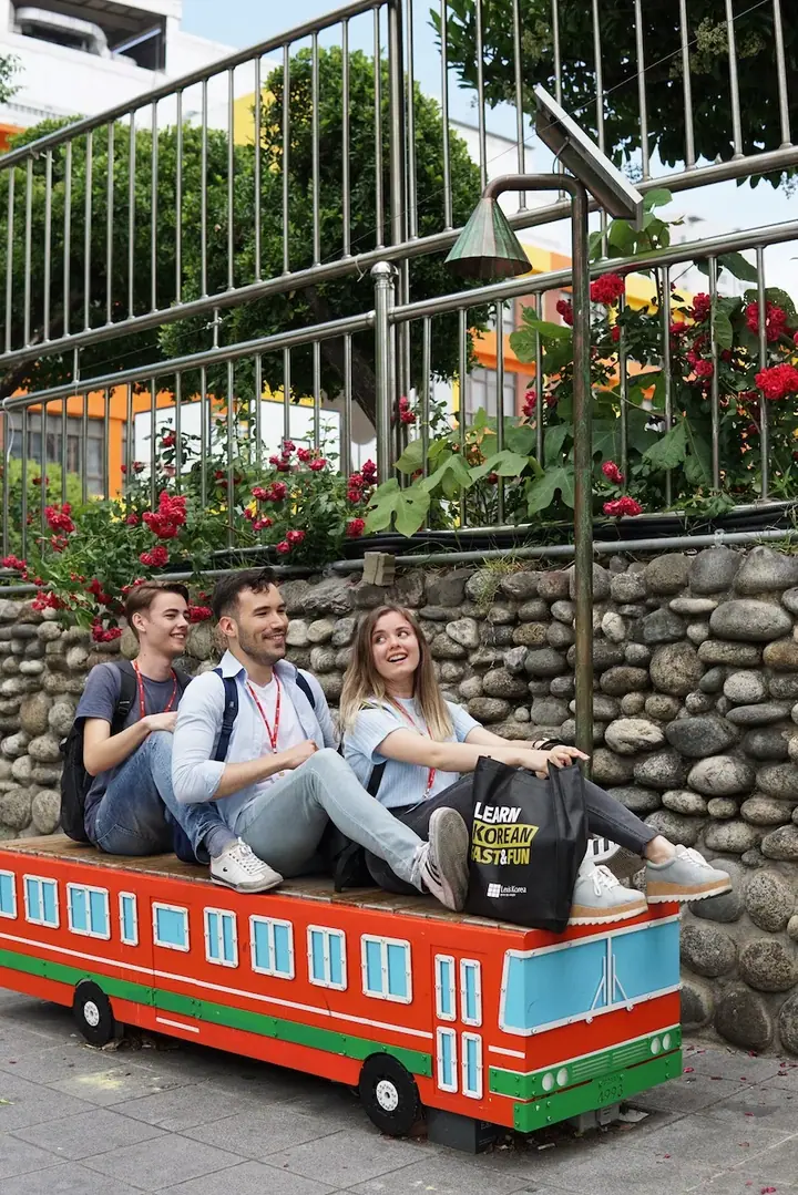 Étudiants à Busan