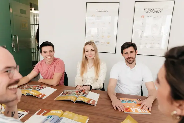 Étudiants en classe