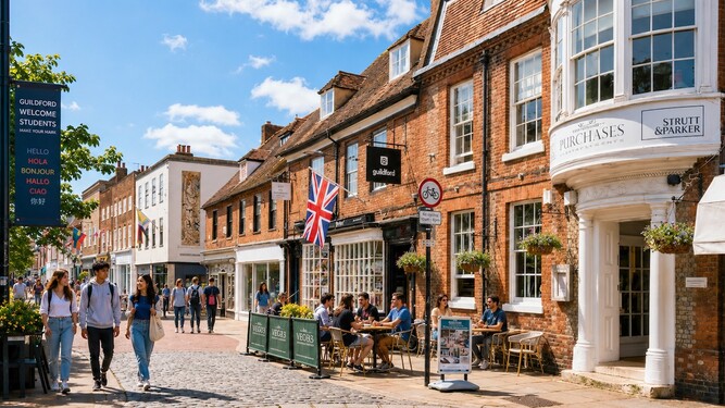 Chichester et sa cathédrale dans le sud de l’Angleterre